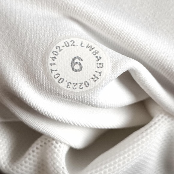 Lululemon Tennis Skirt Skort Womens 6 White High Rise Athletic Court Rival - Picture 16 of 16